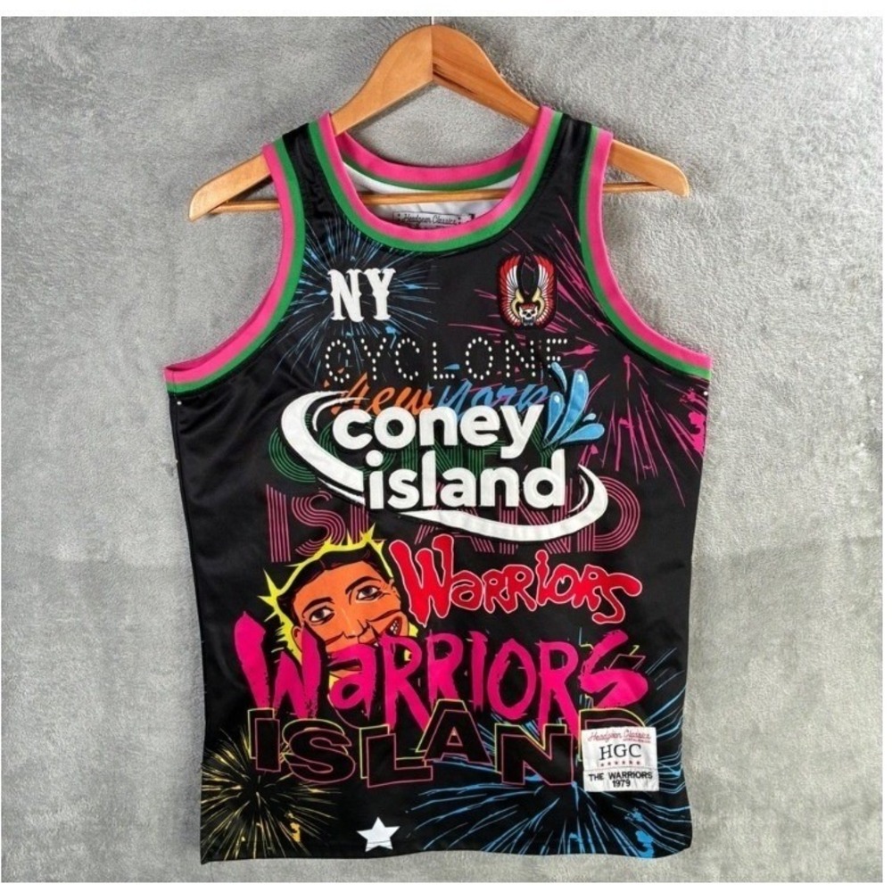 Headgear Classics The‎ Warriors Jersey Mens Medium Coney Island NY Movie